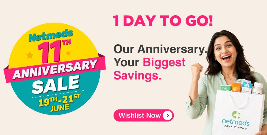 Netmeds 11th Anniversary Sale