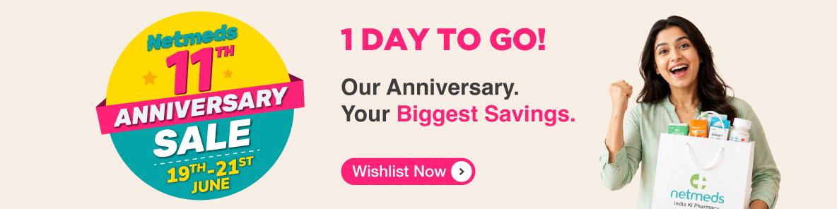 Netmeds 11th Anniversary Sale