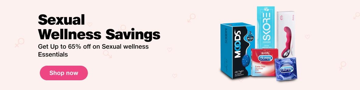 65% off on Sexual Wellness Products