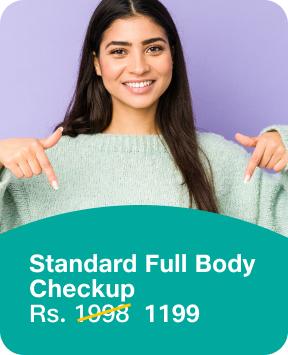 Standard Full Body Checkup at Rs.1199 - Explore Now