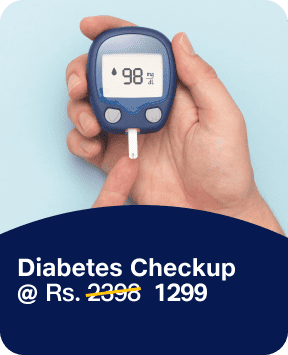 Diabetes Checkup at Rs.1299 - Explore Now