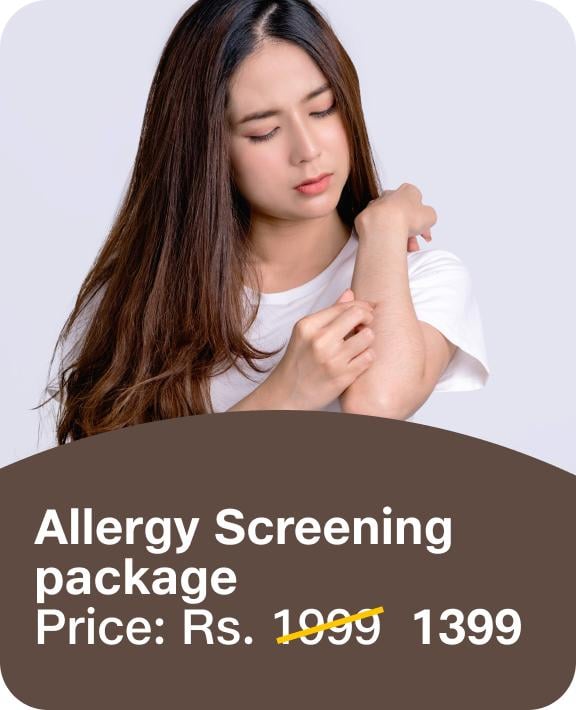 Allergies Screening package at Rs.1399