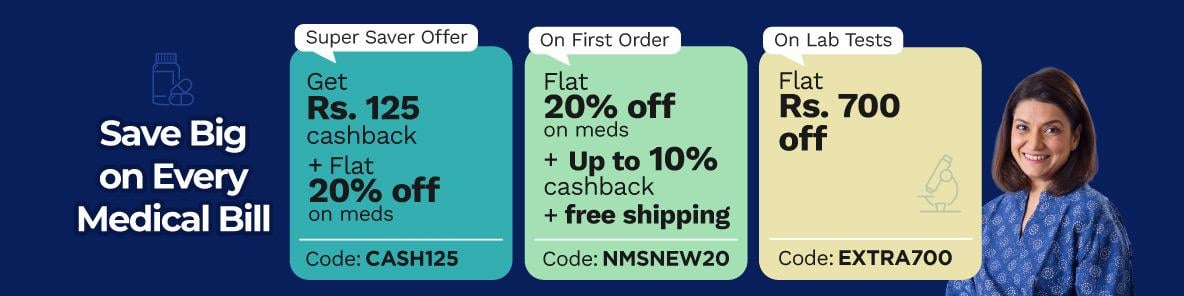Netmeds static title offer banner