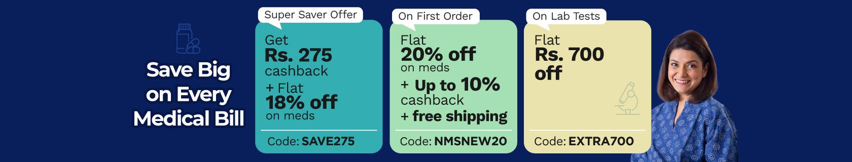 Netmeds static title offer banner