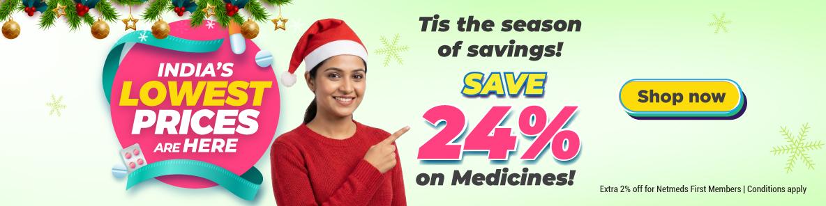 Save 24% OFF on your Medicine Orders
