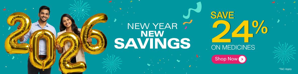 Enjoy 24% OFF on your Medicine Orders with Code: EXTRA10