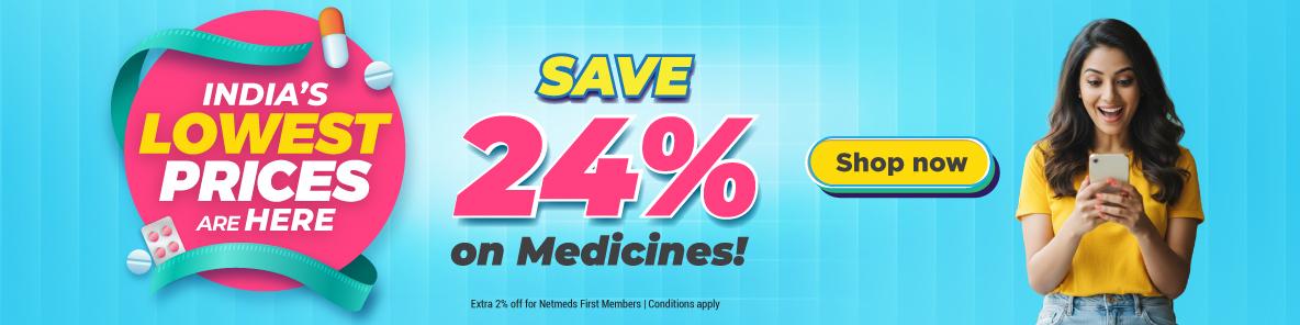 Save 26% on Medicines