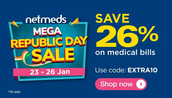 Netmeds Republic Day Sale | Save 26% on Medical bills