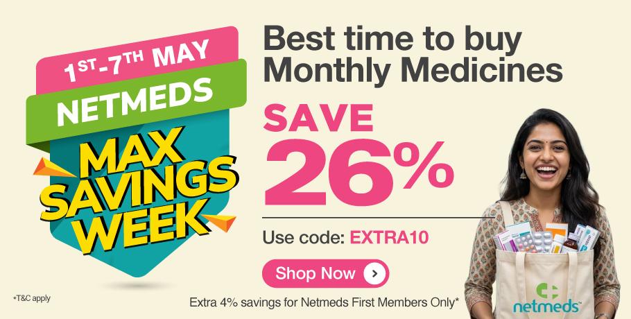 Save 26% off on medicines