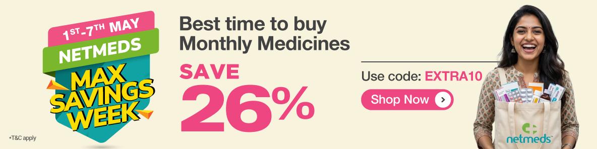 Save 26% on medicines