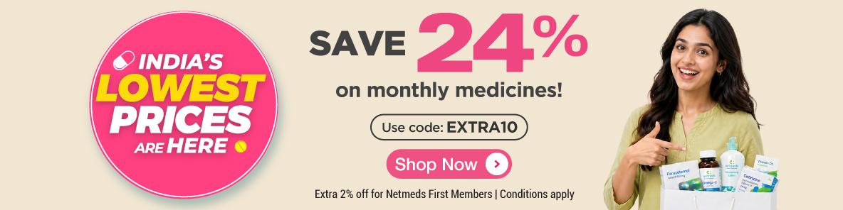Save 24% on medicines