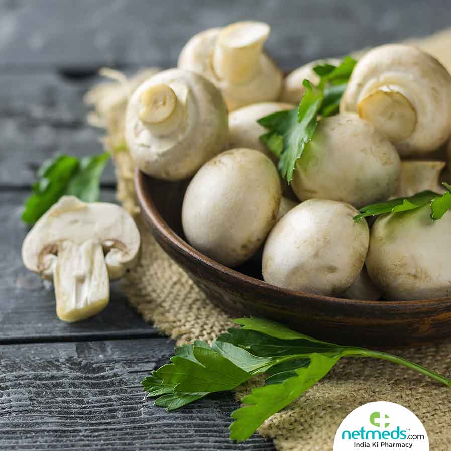 Mushrooms in a bowl