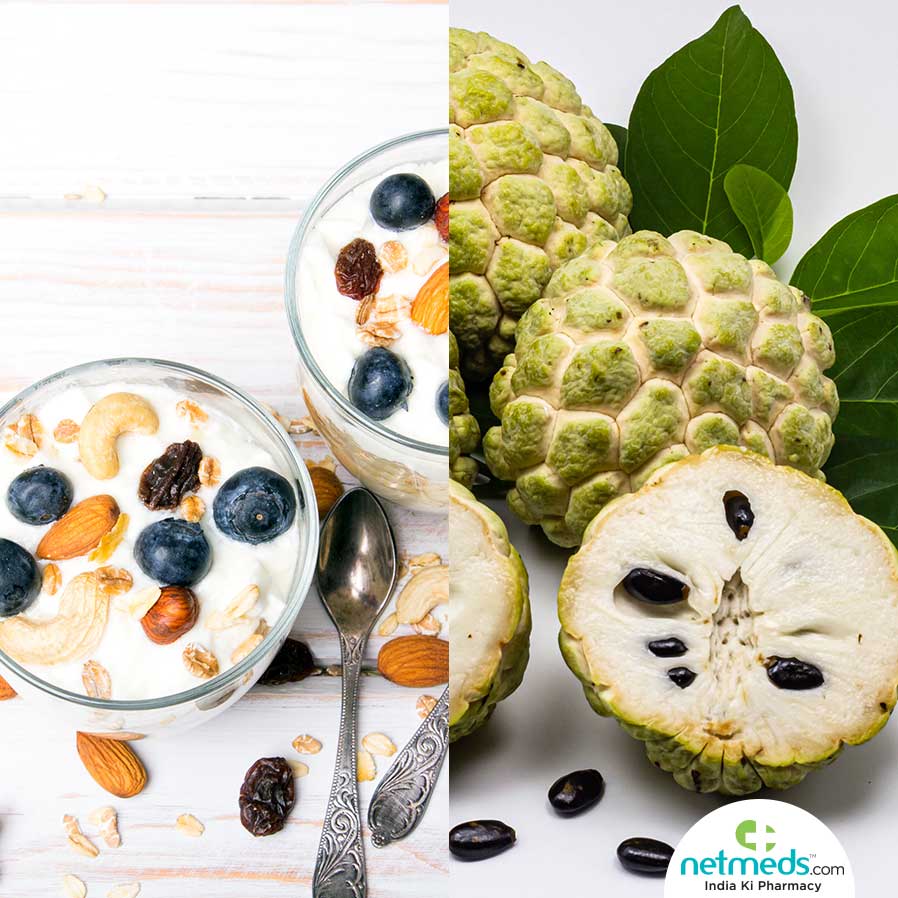 custard apple salad