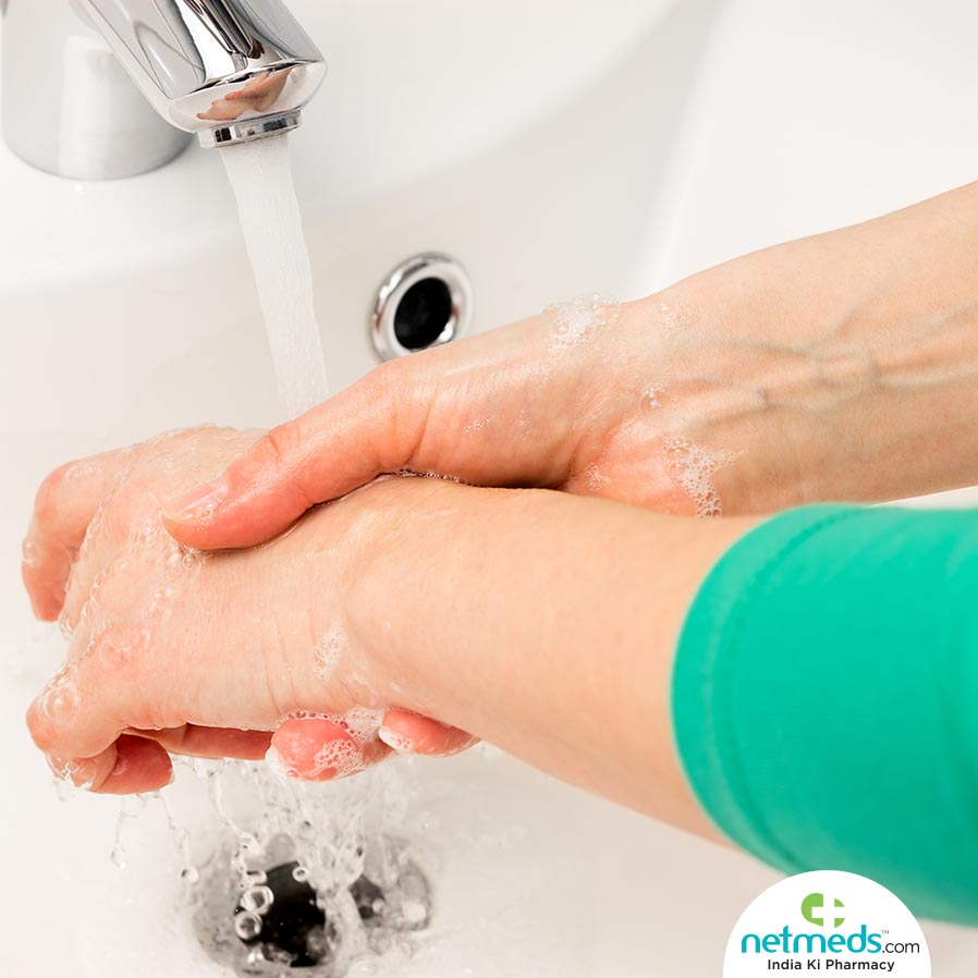 Washing hands