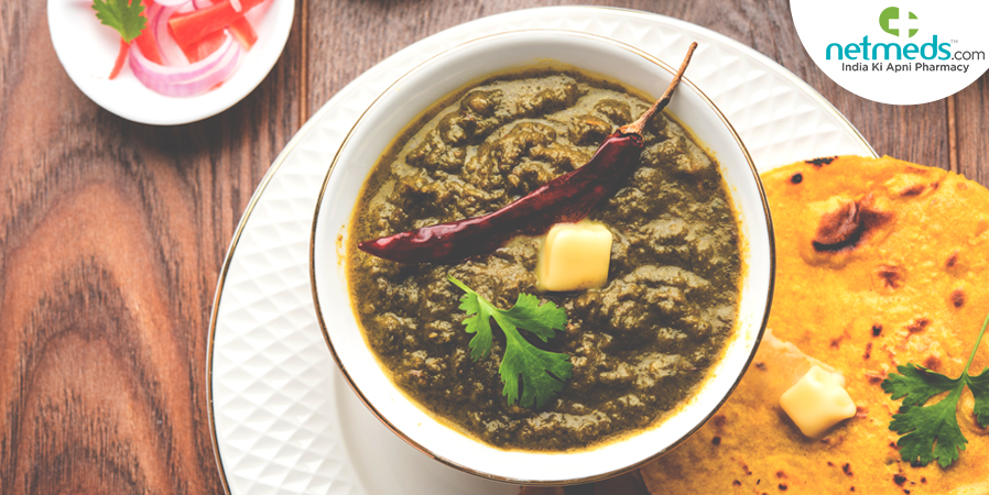 Sarson and palak saag