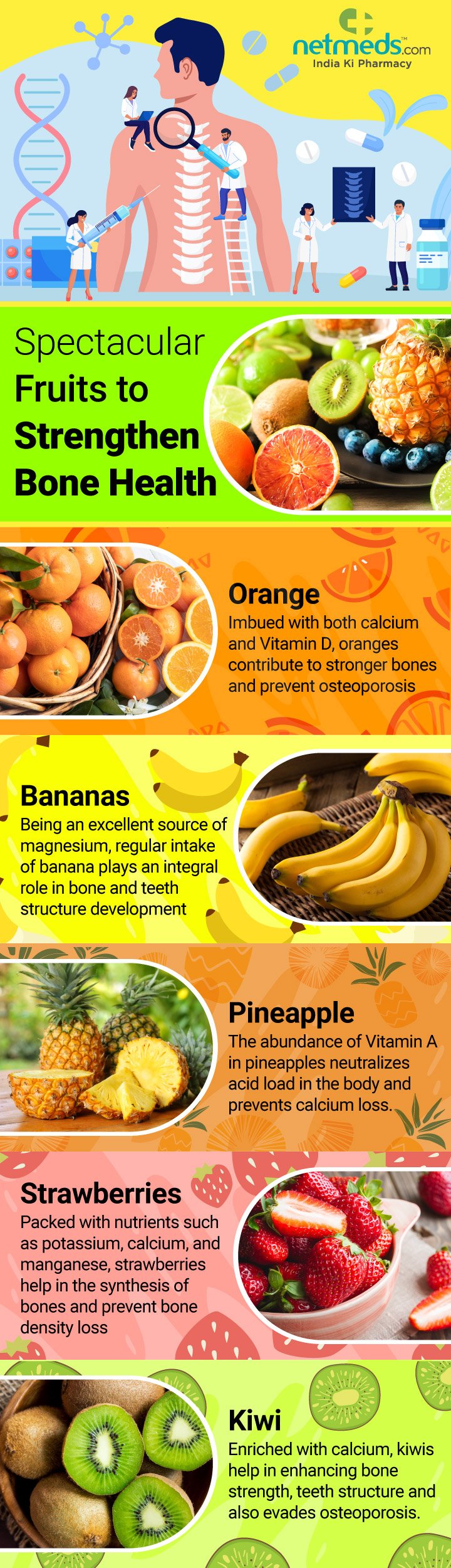 Spectacular Fruits To Stregthen Bone Health 