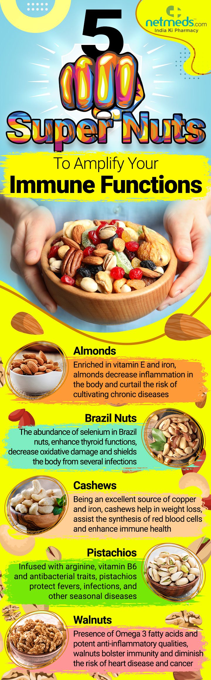 Powerful nuts to treat immunity