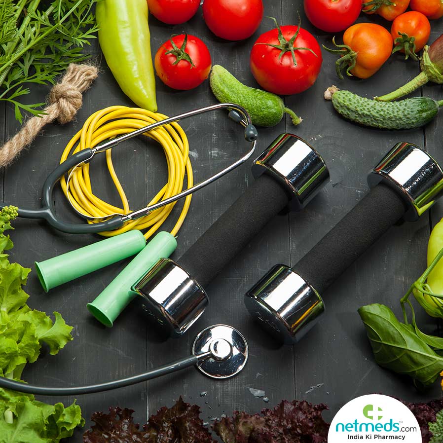 mixing dieting and exercise