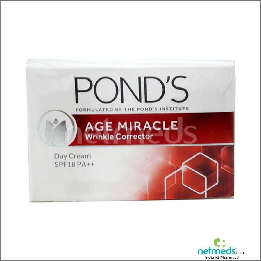 Benefits of Pond's Age Miracle Wrinkle Corrector SPF 18 PA++ Day Cream 35 gm