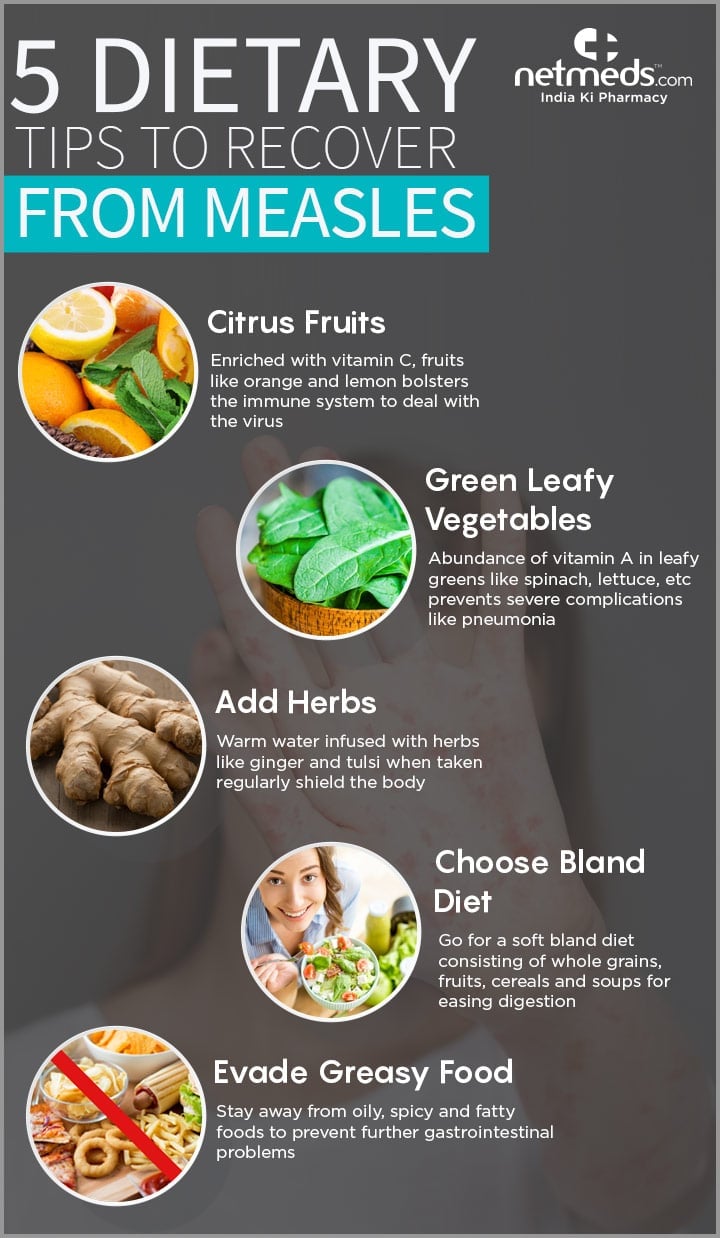 5 foods for measles