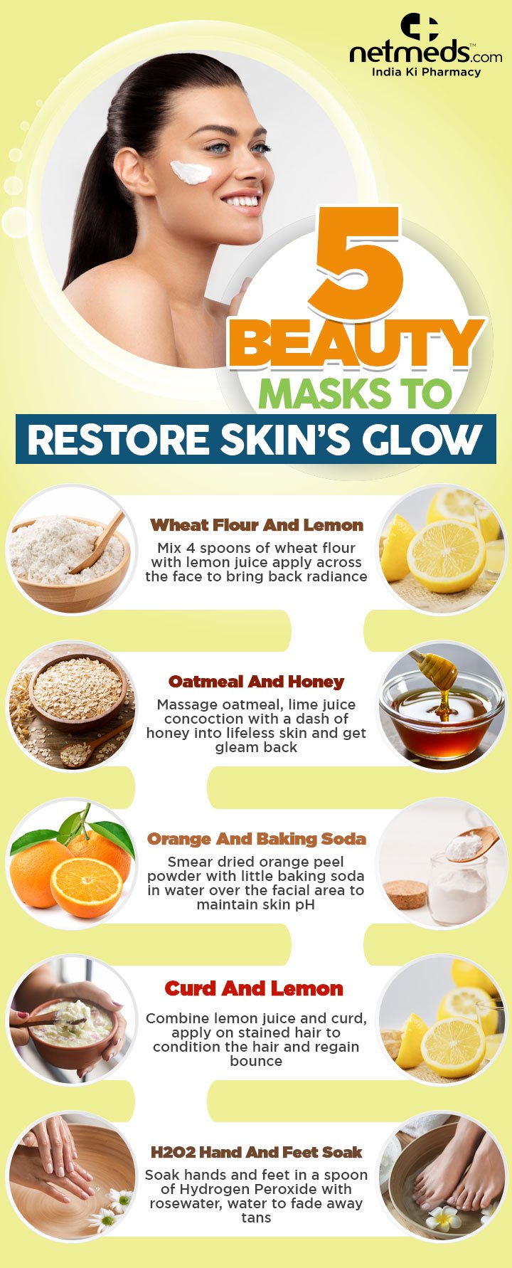 5 beauty masks to restore skin's glow