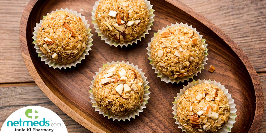 Ragi-oats ladoo