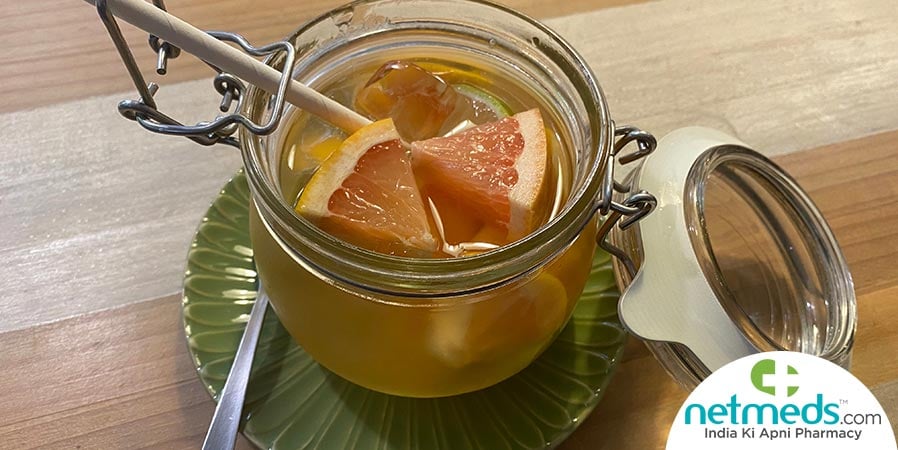Grapefruit and honey jam