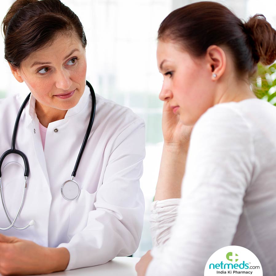 Doctor Consulting A Sad Woman