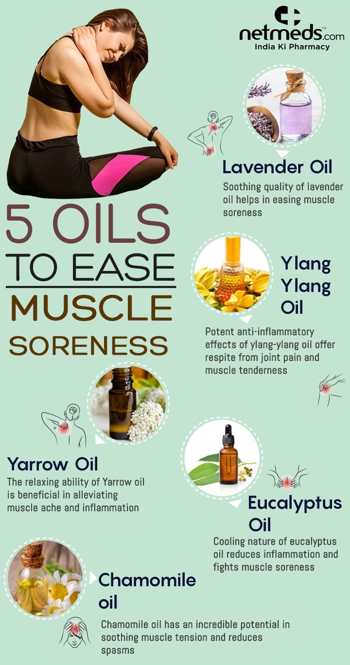 5 oils to ease muscle