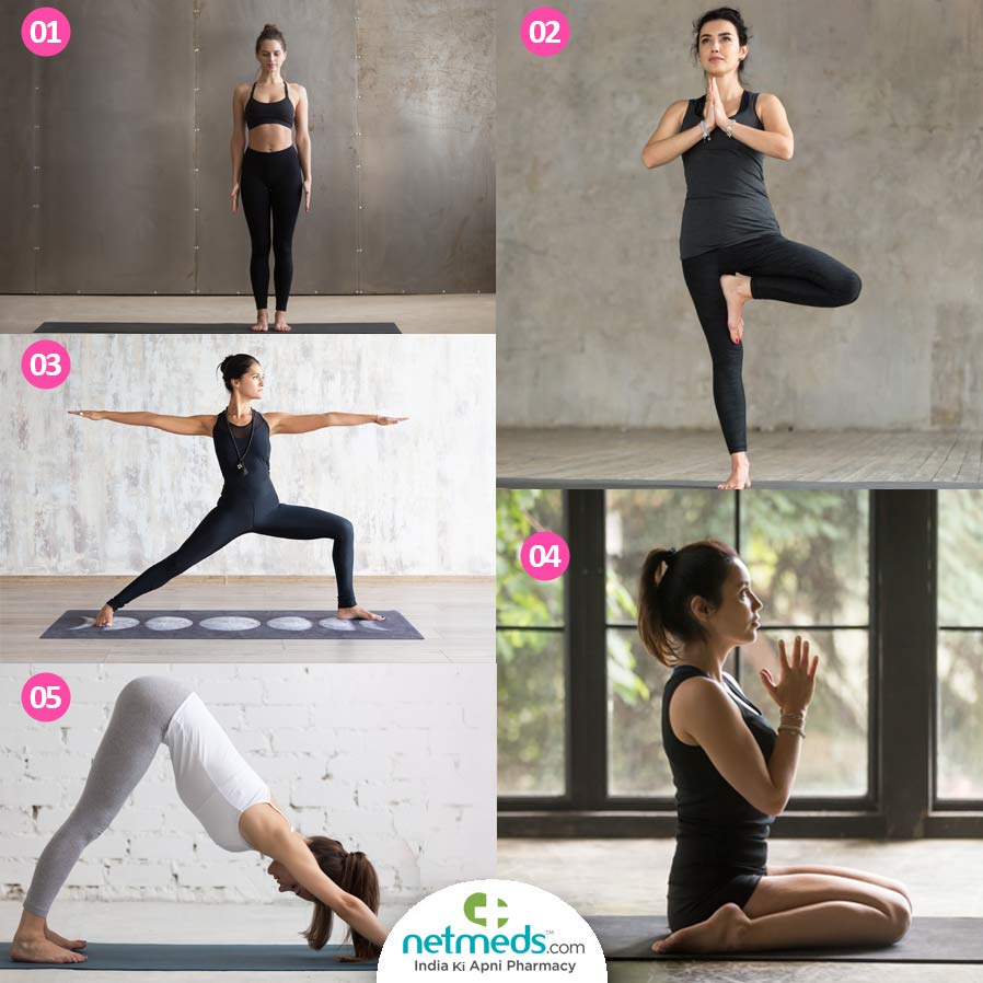 Yoga poses to recover from flat feet