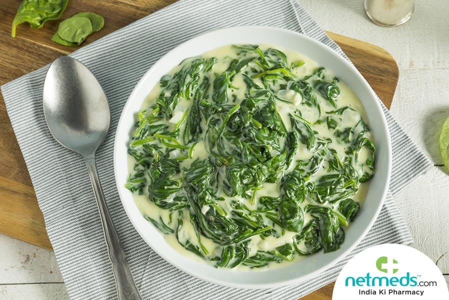 creamy spinach soup