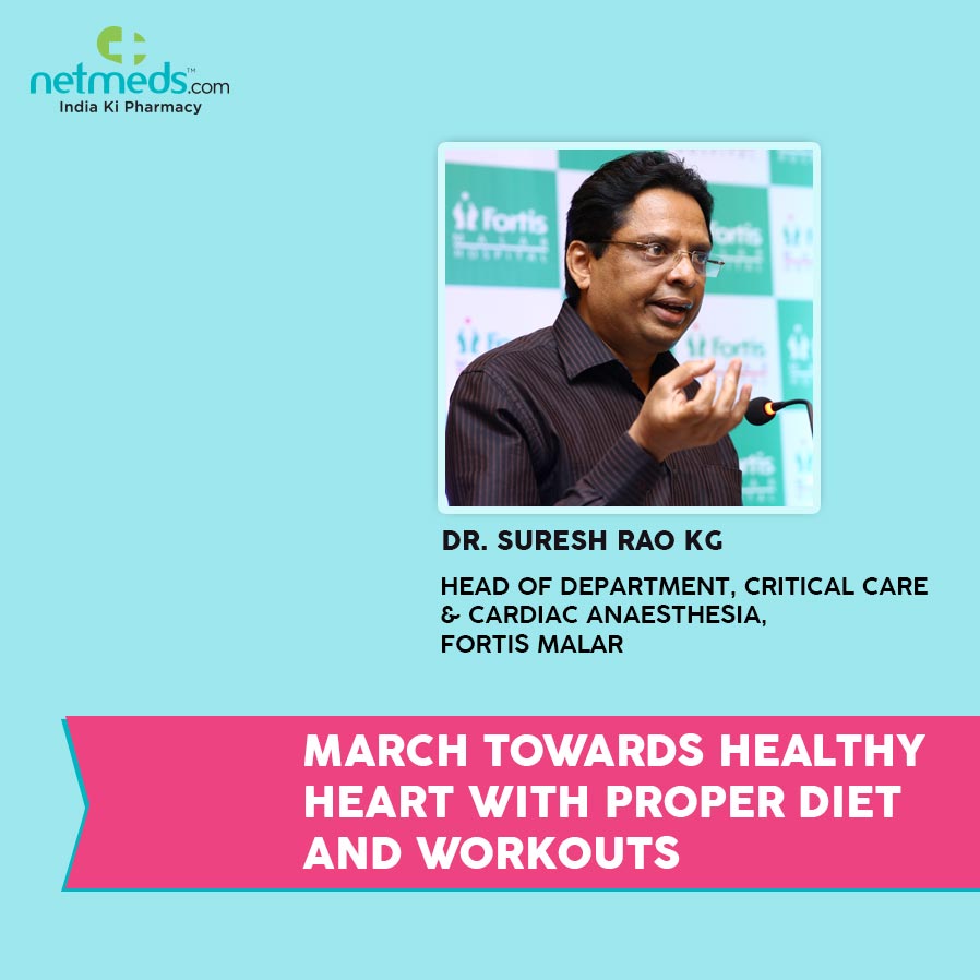 Healthy Heart With Proper Diet And Workouts
