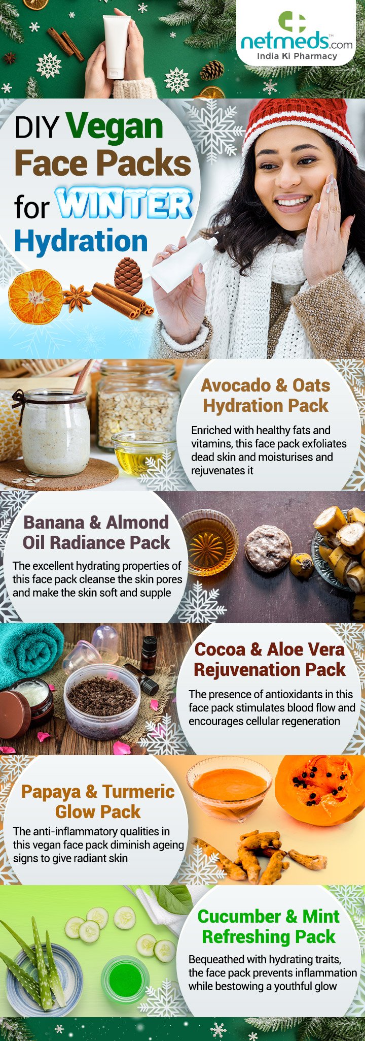 vegan face pack
