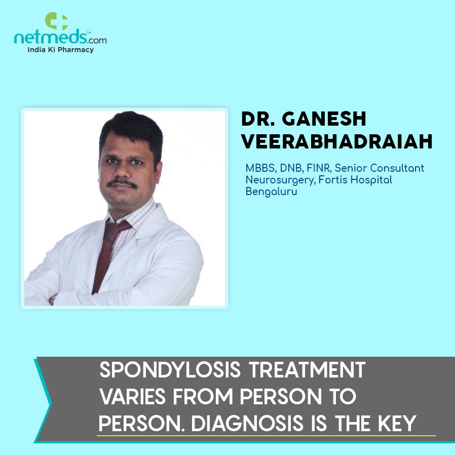 Dr. ganesh speaks about spondylosis