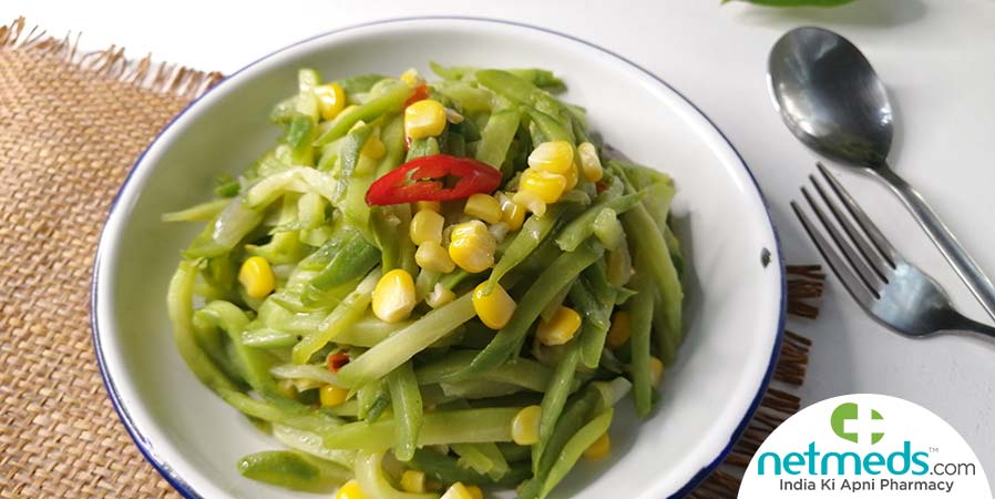 Chayote, honey salad