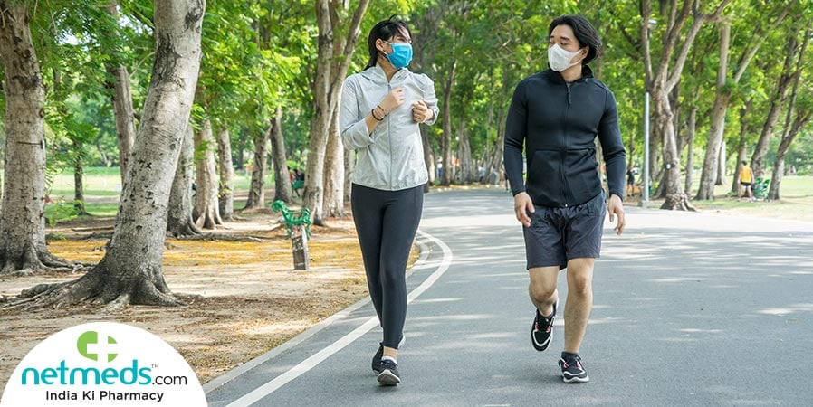 Couple jogging