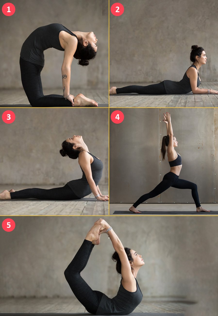 yoga collage
