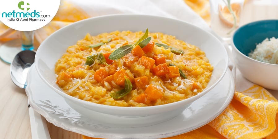 Butternut squash risotto