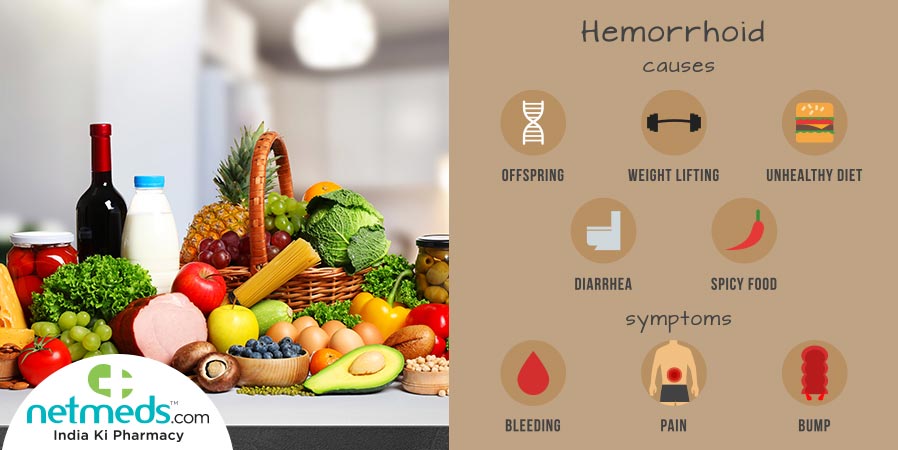 Food for hemorrhoid and hemorrhoid causes