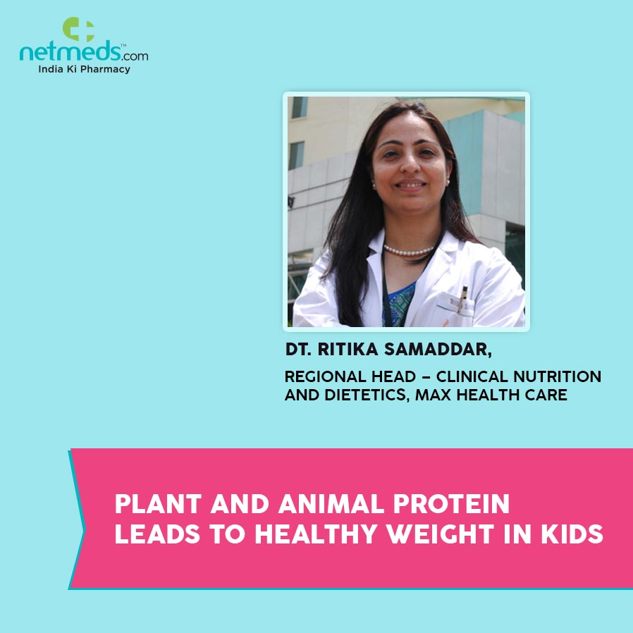 Plant And Animal Protein Leads To Healthy Weight Gain In Kids