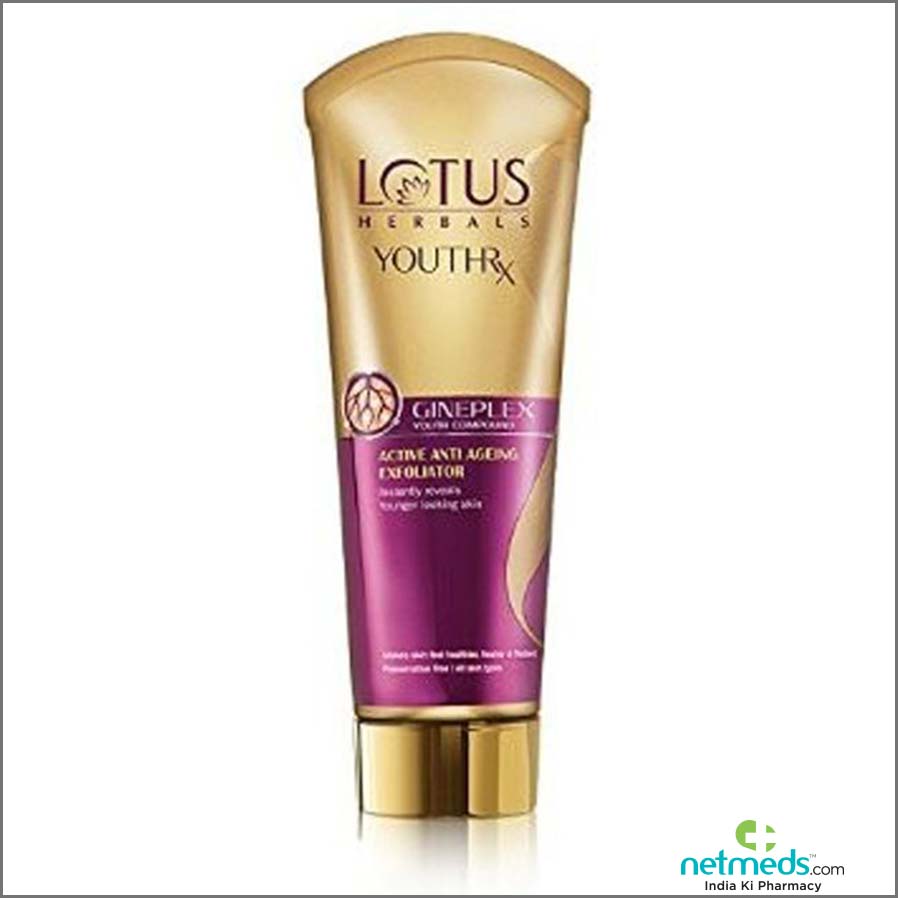 Lotus Youthrx Active Anti-Ageing Exfoliator 100gm-benefits