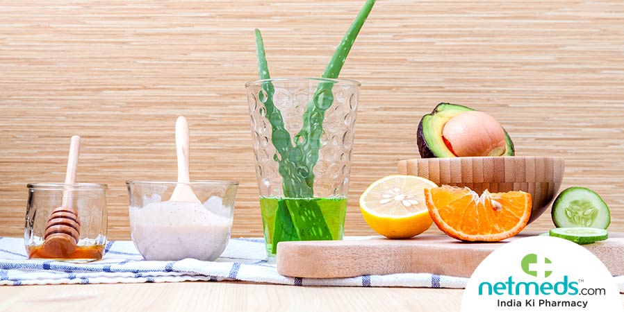skin facial and hair massage ingredients