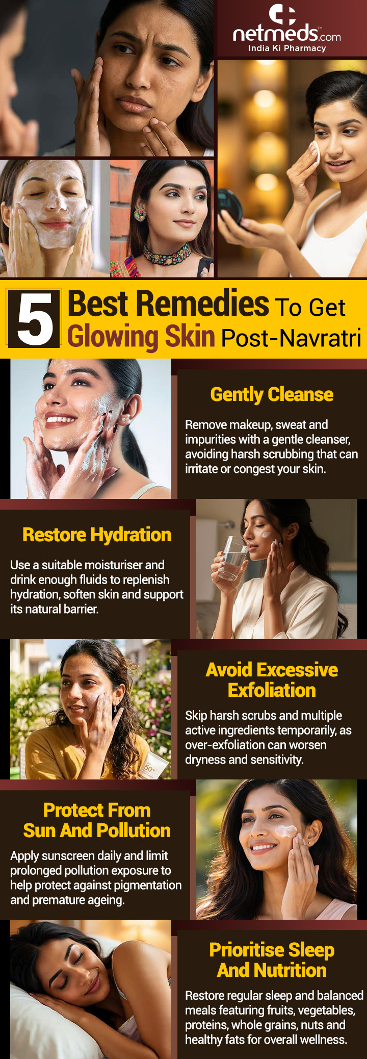 5-Best-Remedies-To-Get-Glowing-Skin-Post-Navratri
