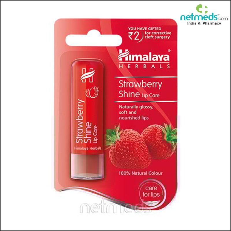 Himalaya strawberry shine lip balm