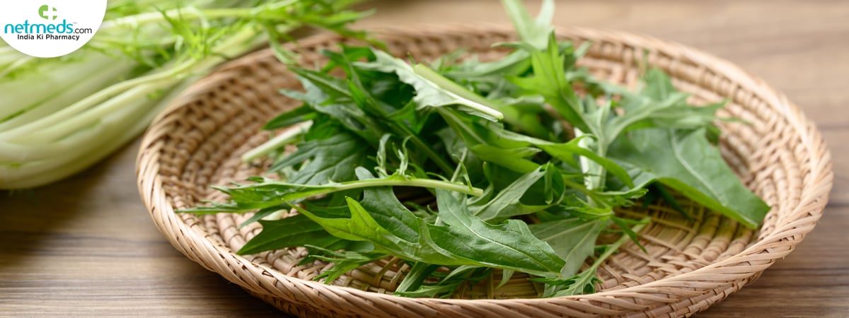 Mizuna greens