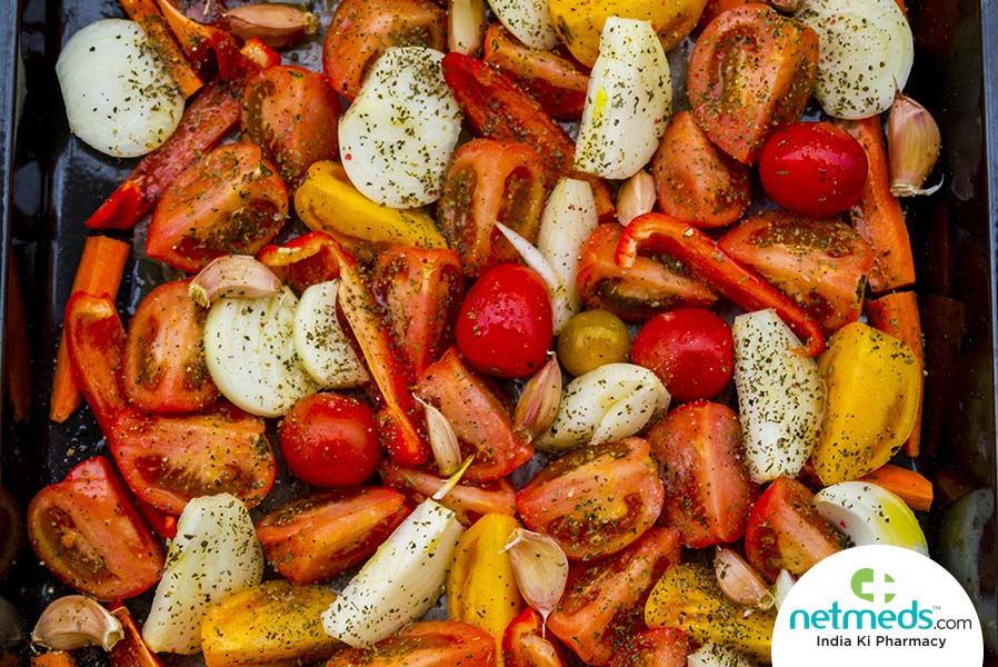 roasted mixed vegetable salad