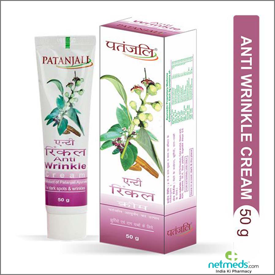 Patanjali Anti-Wrinkle Cream 50 gm-benefits