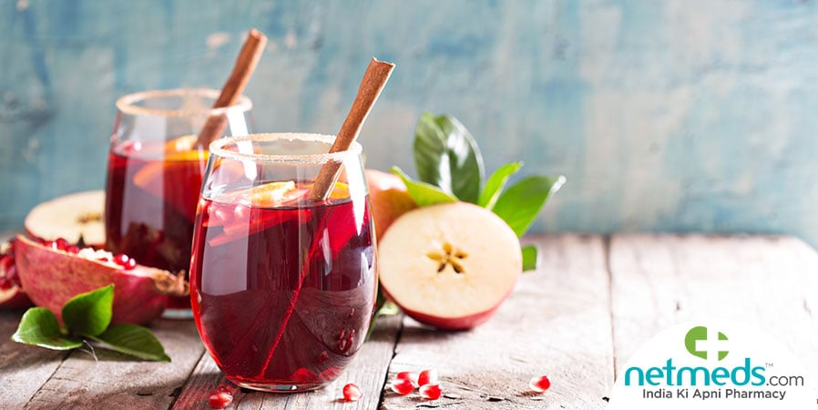 Apple Pomegranate Spritzer