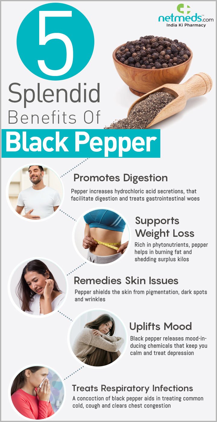 5 splendid benefits of black pepper