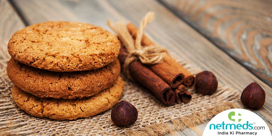 Hazelnut cinnamon cookies